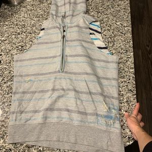 DIESEL gold series sleeveless hoodie size S/M/L